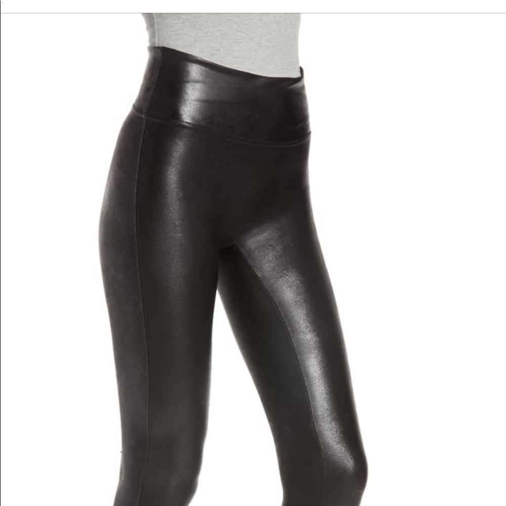 Spanx faux leather leggings